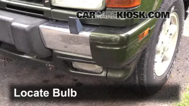 1998 Land Rover Discovery LSE 4.0L V8 Éclairage Feu antibrouillard (remplacer l'ampoule)